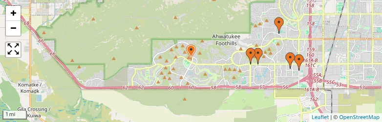 Related schools map