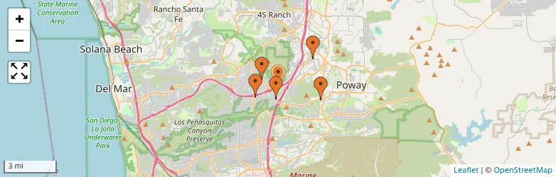 Related schools map