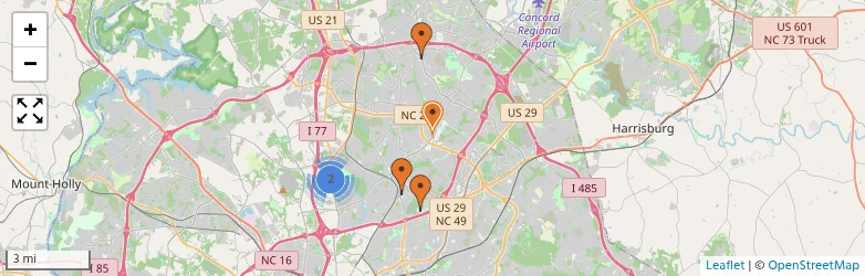 Related schools map
