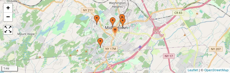 Related schools map