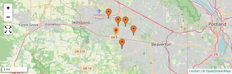 Related schools map