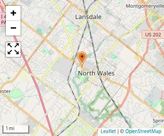 Map of Guidepost Montessori At North Wales