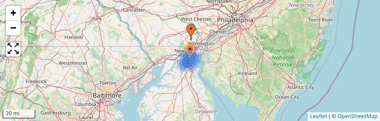 Related schools map
