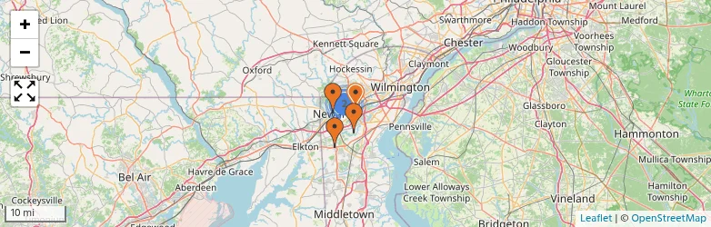 Related schools map
