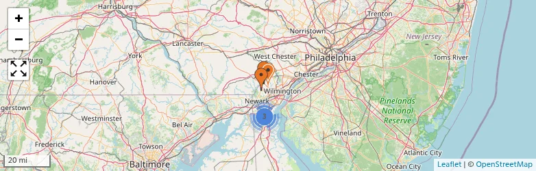 Related schools map