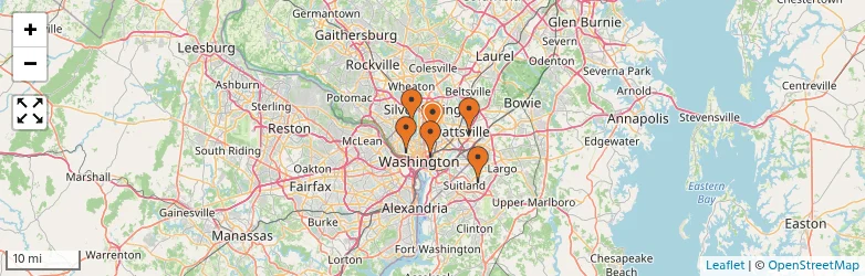 Related schools map