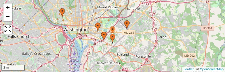 Related schools map