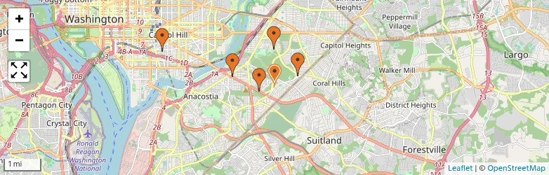 Related schools map