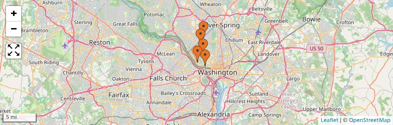 Related schools map