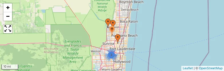 Related schools map