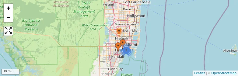 Related schools map