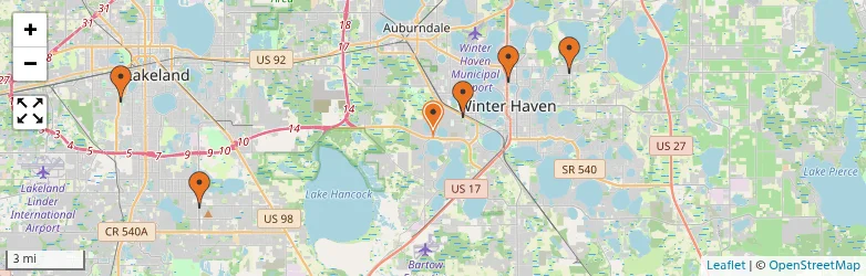 Related schools map