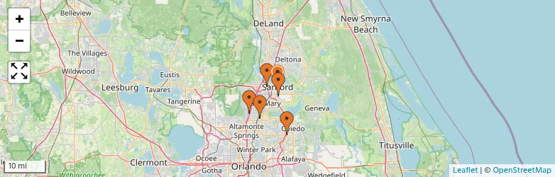 Related schools map