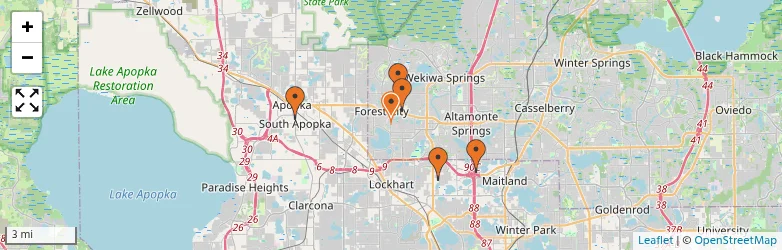 Related schools map