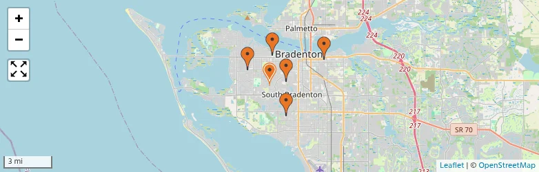 Related schools map