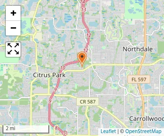 Map of Carrollwood Baptist Learning C