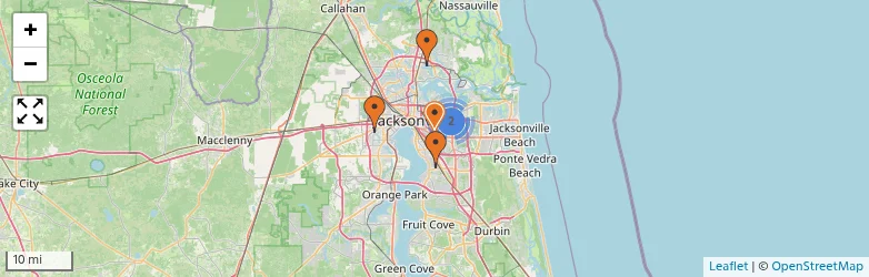 Related schools map