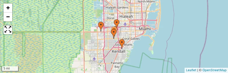 Related schools map