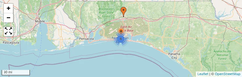 Related schools map