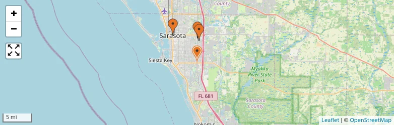 Related schools map