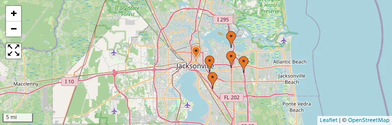 Related schools map