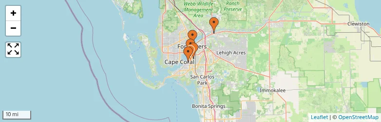 Related schools map