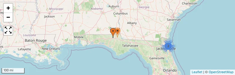 Related schools map