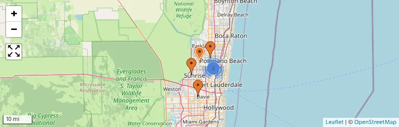 Related schools map