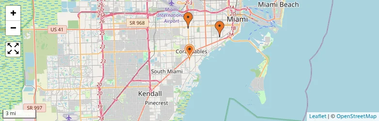 Related schools map