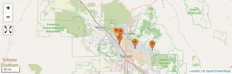 Related schools map