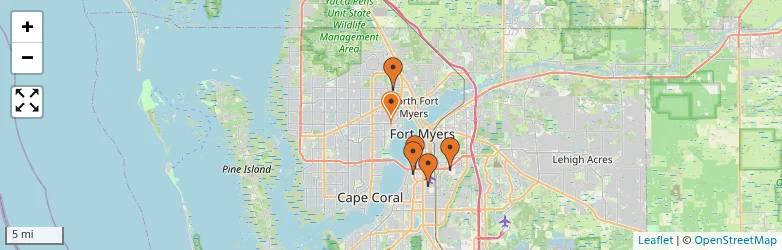 Related schools map