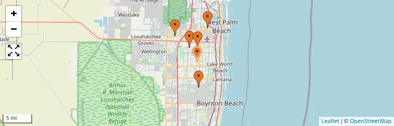 Related schools map