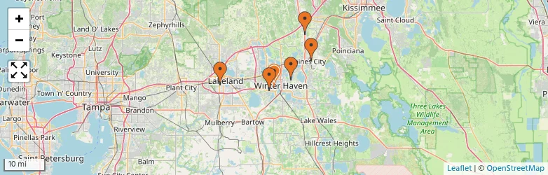 Related schools map