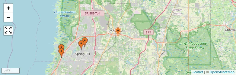 Related schools map