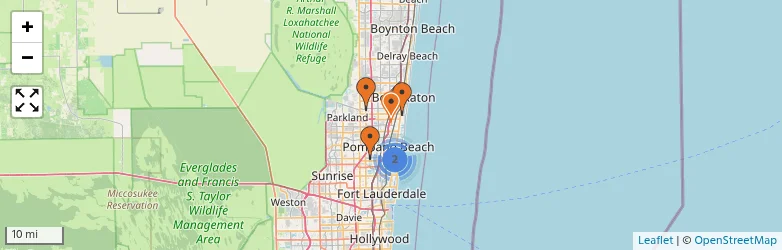 Related schools map