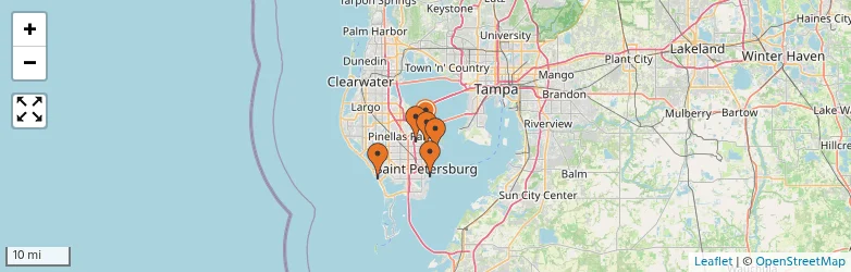 Related schools map