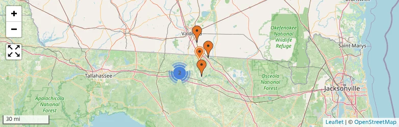 Related schools map