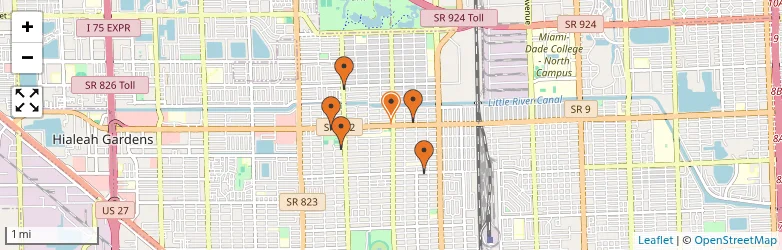 Related schools map