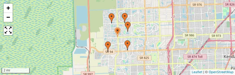 Related schools map