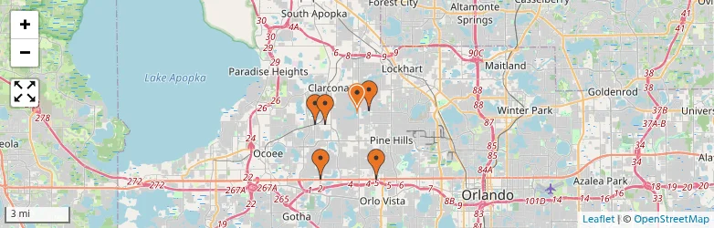 Related schools map