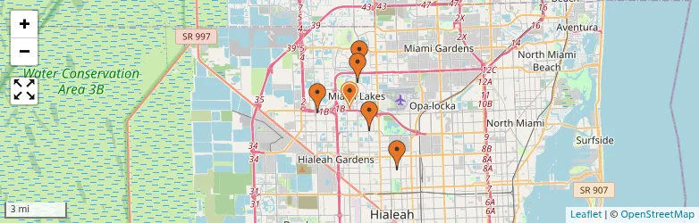Related schools map