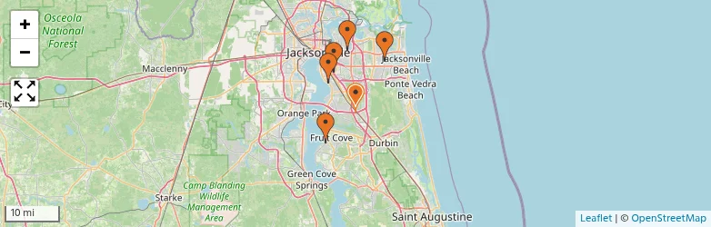 Related schools map