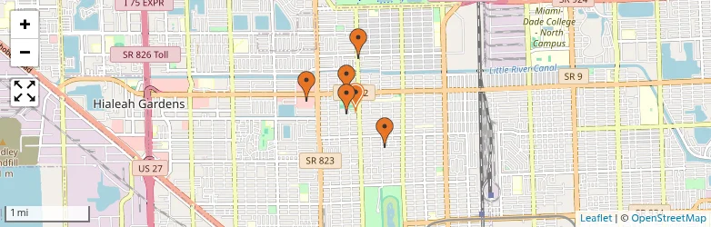 Related schools map