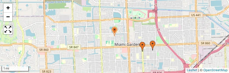 Related schools map