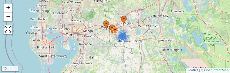 Related schools map
