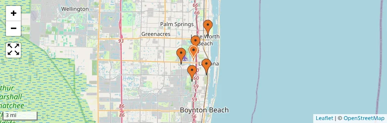 Related schools map