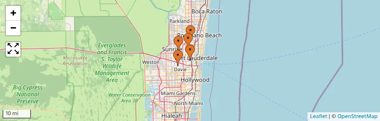 Related schools map