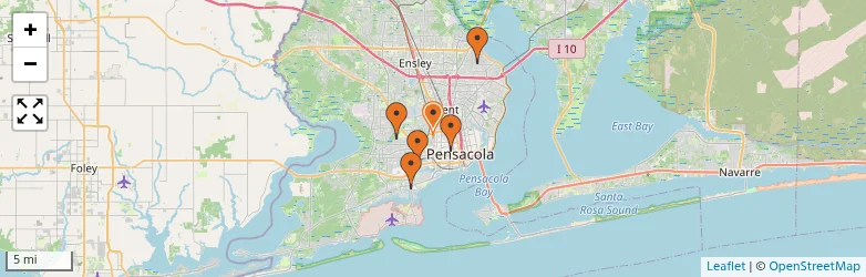 Related schools map