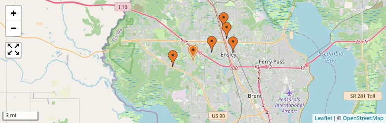 Related schools map