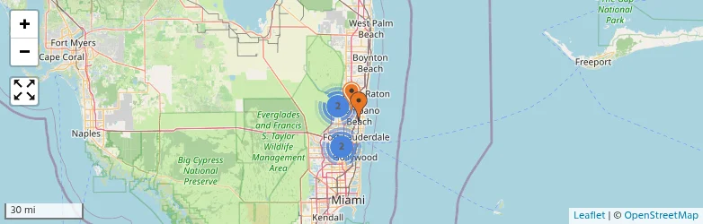 Related schools map
